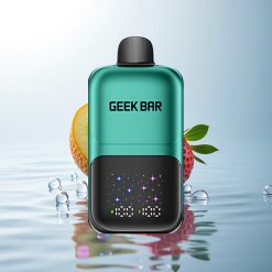 GEEK BAR 2GO 20ml 50000 Puffs Strawberry & Kiwi Interactive Screen Dual Tank 20mL 5% Nicotine Disposable Vape Pen