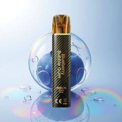 JNR Black&Golden 600+200 Blueberry Bubble Gum 550mAh 2% Nicotine Disposable Vape