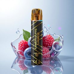 JNR Black&Golden 600+200 Blueberry Sour Raspberry 550mAh 2ml Nicotine 2%