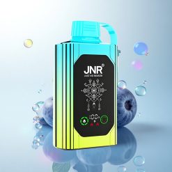 JNR Shisha Hookah Box 20500 Blueberry Mint HD Display 1000mAh Dual Mesh Coil