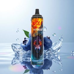 JNR Wolf Niplo 10000 Blueberry On Ice 20ml 650mAh 1.0Ohm