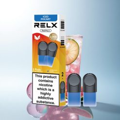 Relx Pod Pro 2 Vape Device Iced Pocary 18mg/ml Nicotine 1.9ml 3 Voltage Modes