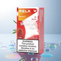 Relx Pod Pro 2 Vape Device Strawberry Burst 1.9ml 30mg/ml Nicotine 5.5W-8W
