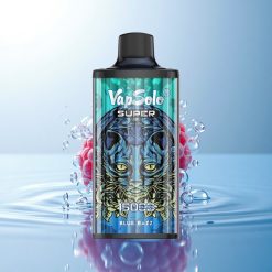 Vapsolo Super 15000 Puffs Blue Razz 40ml 850mAh Mesh
