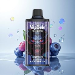 Vapsolo Super 15000 Puffs Blueberry Blackcurrant Ice 40ml 850mAh Mesh Coil