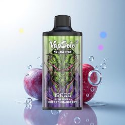 Vapsolo Super 15000 Puffs Blueberry Cherry Cranberry 40ml 850mAh Mesh Coil