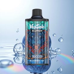 Vapsolo Super 15000 Puffs Blueberry Ice 40ml 850mAh Type-C