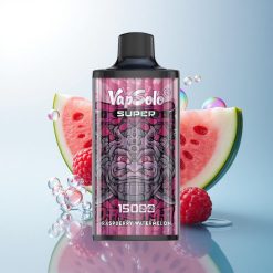 Vapsolo Super 15000 Puffs Raspberry Watermelon 40ml 850mAh Mesh