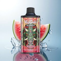 Vapsolo Super 15000 Puffs Watermelon Ice 40ml 850mAh Mesh Coil