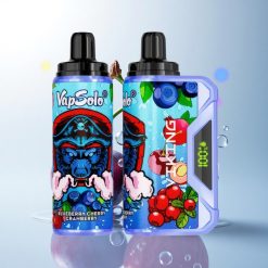 VapSolo VIKING 12000 Puffs Blueberry Cherry Cranberry Type-C 22ml Nicotine Disposable Vape