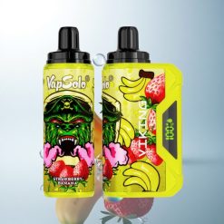 VapSolo VIKING 12000 Puffs Strawberry Banana Type-C 22ml Nicotine