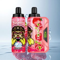 VapSolo VIKING 12000 Puffs Strawberry Raspberry Ice 22ml Type-C 20mg Nicotine
