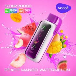 VOZOL Vape Wellington - VOZOL STAR 20000 PEACH MANGO WATERMELON 8LT616